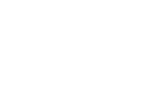 a white logo with black background
